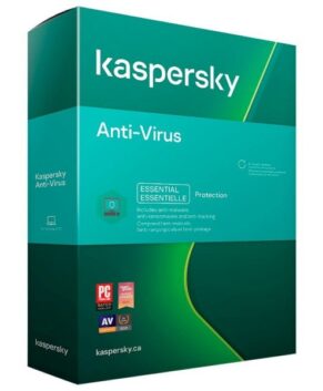 Computer Antivirus- Kaspersky Antivirus 2022 -3pc + 1 Free 1 year Renewal
