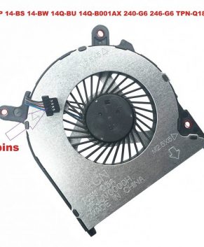 CPU Cooling Fan for HP 14-BS 14Q-BU 14-BW 14Q-B001AX 240-G6 246-G6 TPN-Q187 Fan 925352-001 FCN470P1TP003ADD151 0FJJV0000H