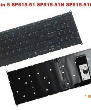 Laptop keyboard or keypad for Acer Spin SP515-51N-56DD, Acer Spin SP515-51N-56JA, Acer Spin SP515-51N-80A3, Acer SV5P_A81BWL (No Power Switch)